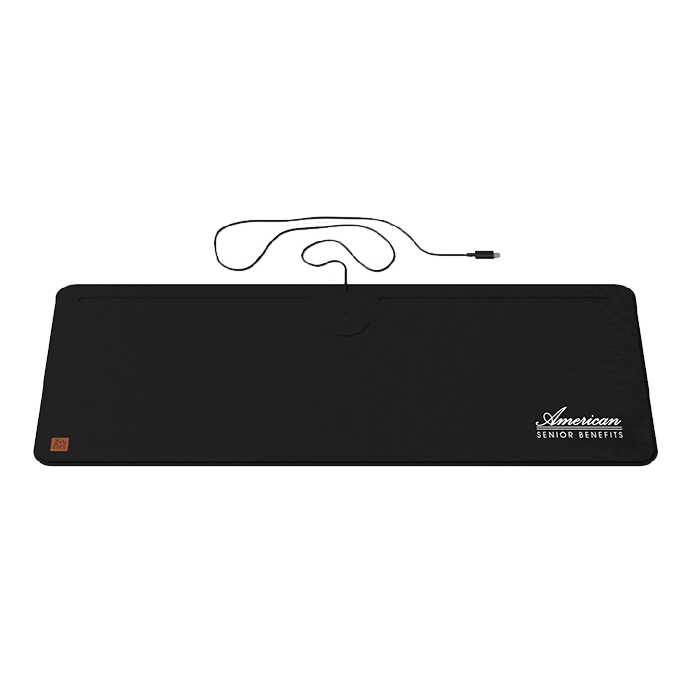 Desk Mat with Wireless Charging